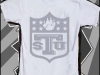 TSU NFL Grey Logo White Shirt